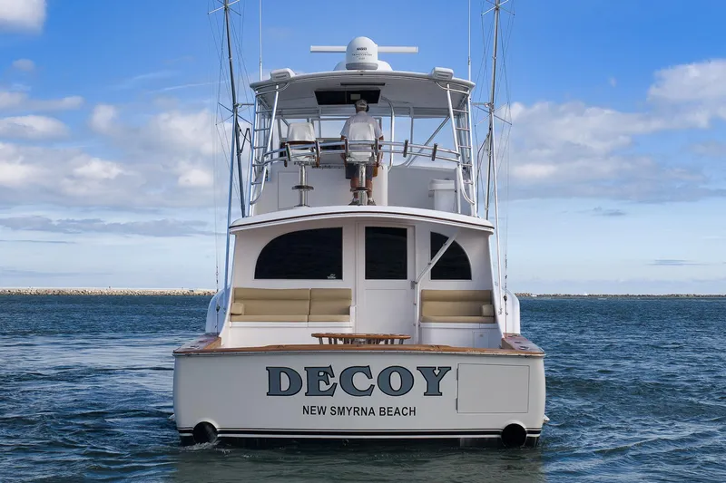 Slide: The Image of Paul Mann 60 Custom Carolina yacht, 2002, named "Decoy" in New Smyrna Beach waters. - 72