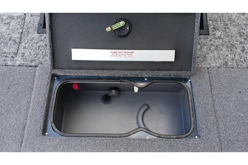 Slide: The Image of Open storage compartment in 2026 Ranger VS1882SC Reata boat. - 11