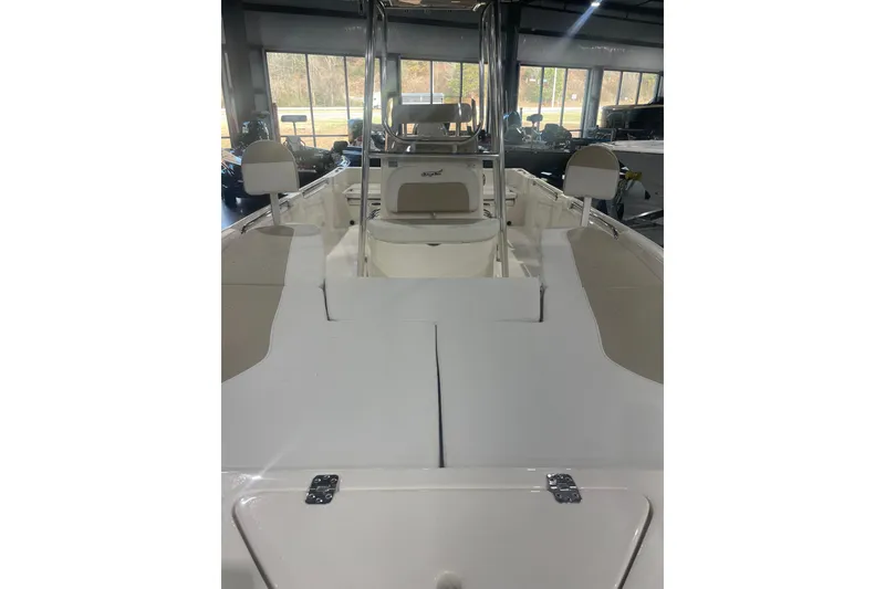 Slide: The Image of 2026 Bulls Bay 2200 XS boat interior, showcasing spacious seating and modern design. - 3