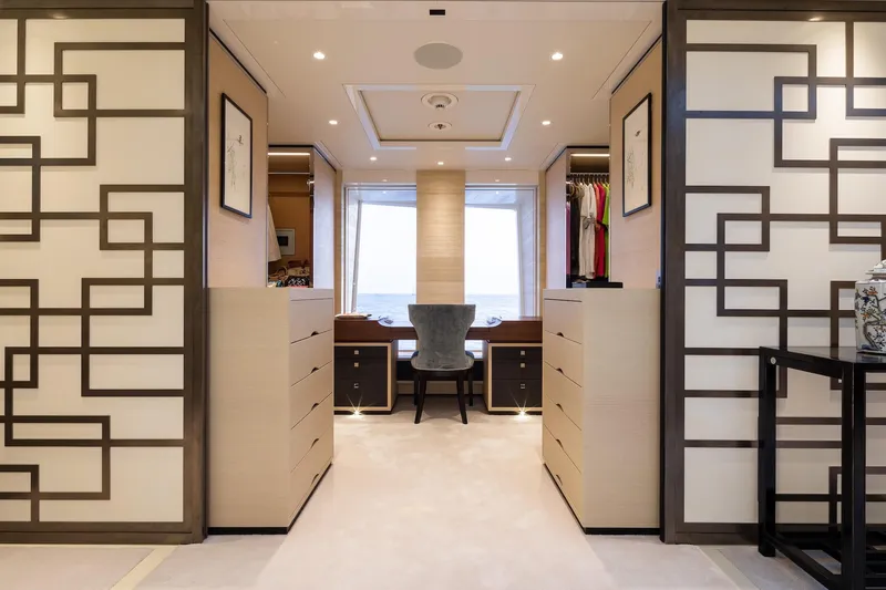 Slide: The Image of Luxurious interior of 2016 Alia Yachts 60M, featuring elegant design and modern furnishings. - 10