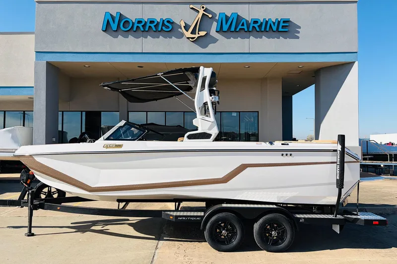 The Image of 2026 Nautique Super Air Nautique GS22 boat at Norris Marine dealership. - 1