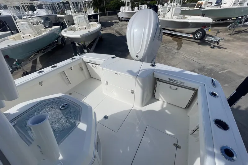 Slide: The Image of 2026 Pathfinder 2400 Open boat interior with sleek design and modern features. - 6