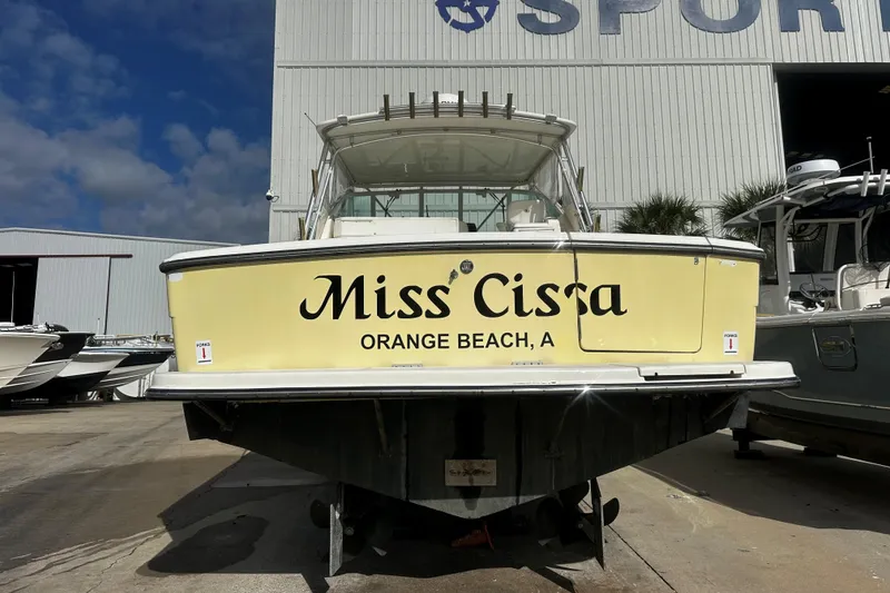 Slide: The Image of 2003 Rampage 38 Express boat named "Miss Cissa" at Orange Beach, Alabama. - 4