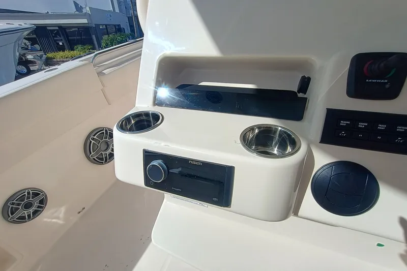 Slide: The Image of Interior view of 2026 Grady-White Canyon 336 boat. - 22