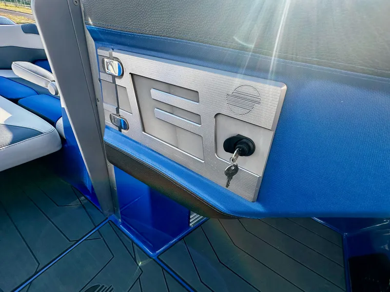 Slide: The Image of Interior of a 2017 Malibu M235 with key in ignition. - 15