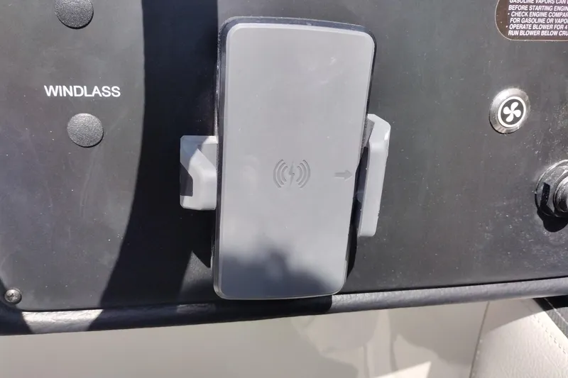 Slide: The Image of Control panel of 2026 Crownline Eclipse E255 boat with windlass button. - 51