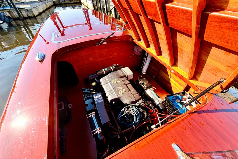 Slide: The Image of Custom 1998 30 Gentleman's Racer with open engine compartment, showcasing detailed craftsmanship. - 33