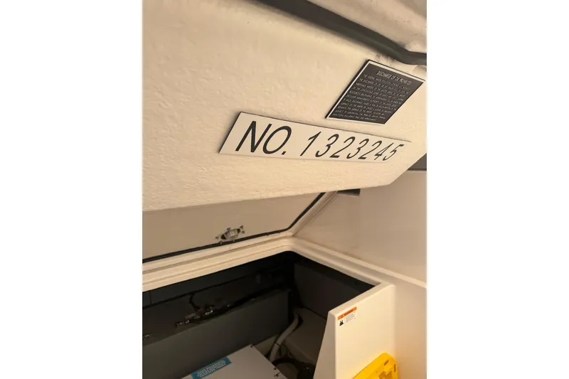 Slide: The Image of Interior view of 2022 Regal 38 XO boat with registration number 1323245. - 27