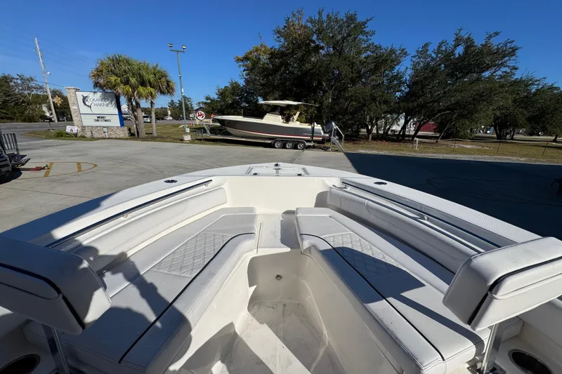 Slide: The Image of 2026 Sea Born LX231 Center Console boat with spacious seating and sleek design. - 19