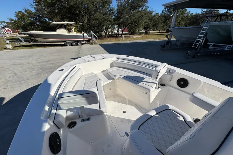 Slide: The Image of 2026 Sea Born LX231 Center Console boat with spacious seating and modern design. - 20