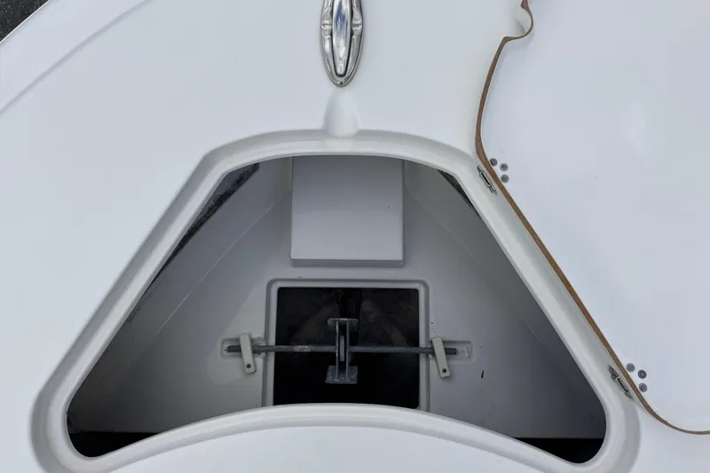 Slide: The Image of 2020 Sportsman Heritage 231 Center Console anchor storage compartment. - 35