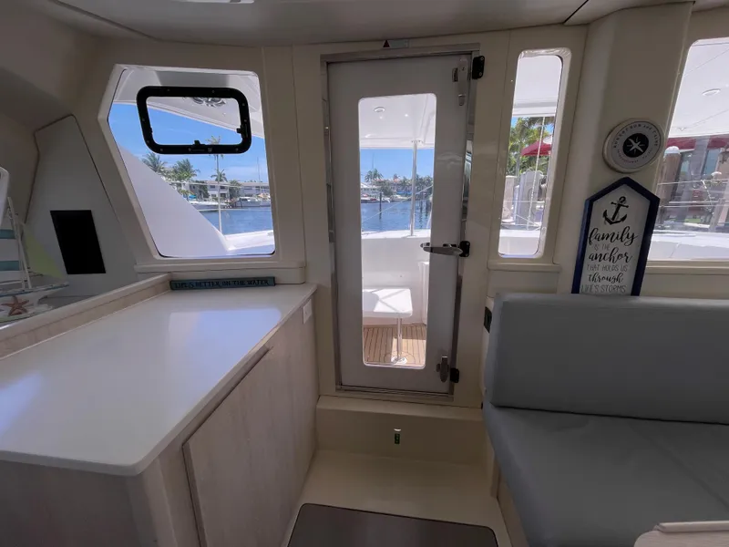 Slide: The Image of Interior of a 2016 Leopard 44 yacht with water view. - 34