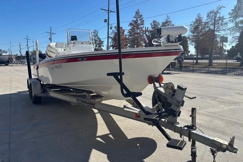 Slide: The Image of 2013 BlackJack 224 boat on trailer in outdoor setting. - 3