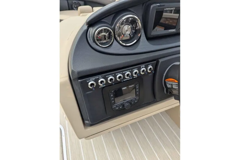 Slide: The Image of 2026 Berkshire 24UL CTS dashboard with gauges and control panel. - 14