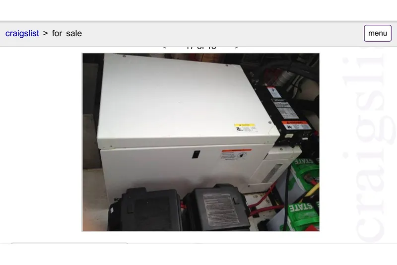 Slide: The Image of Generator unit in a 2006 Cruisers Yachts 340 Express for sale on Craigslist. - 19