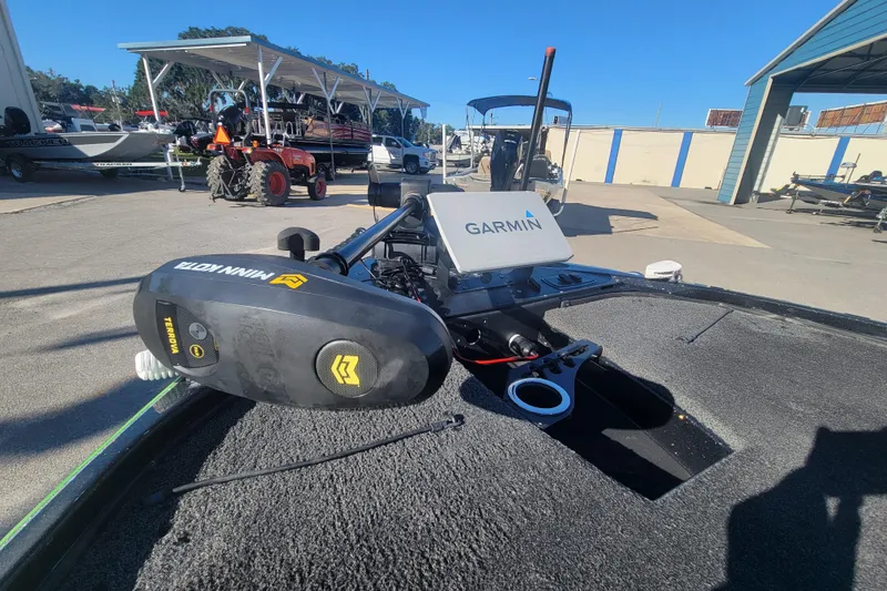 Slide: The Image of Fishing boat with Minn Kota Terrova motor and Garmin equipment, Nitro Z18, 2018 model. - 10