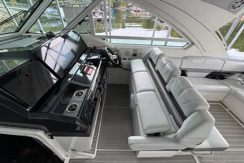 Slide: The Image of 2020 Formula 400 Super Sport Crossover interior with sleek seating and modern dashboard. - 15