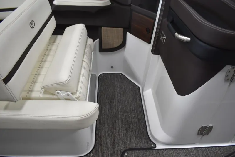 Slide: The Image of 2021 Cobalt R7 interior with white leather seating and dark accents. - 3