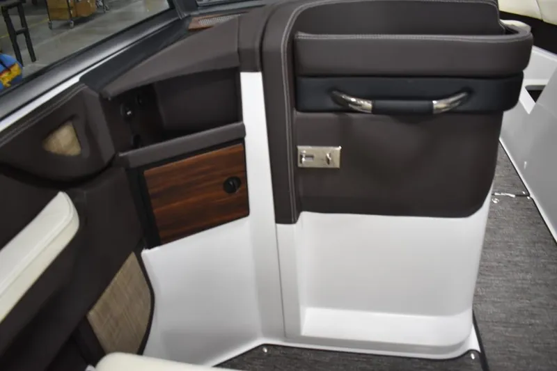 Slide: The Image of Interior of 2021 Cobalt R7 boat, featuring sleek design and modern finishes. - 4