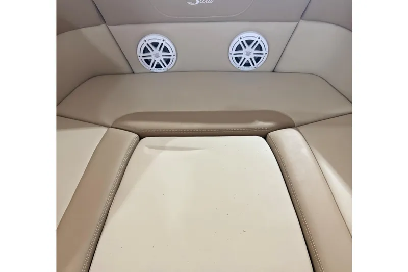 Slide: The Image of Interior of 2024 Scout 215 Dorado with speakers. - 10