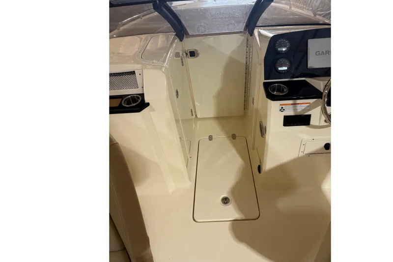 Slide: The Image of Interior of the 2024 Scout 215 Dorado boat. - 11