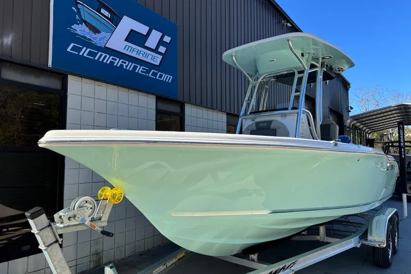 The Image of 2026 Key West 219 FS boat on trailer at CIC Marine dealership. - 0