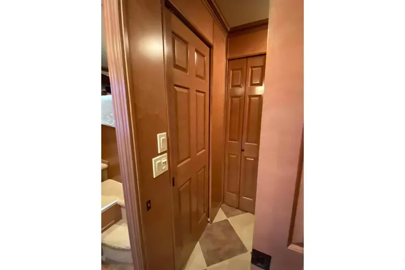 Slide: The Image of Electrical panel inside a 2007 Summerset 21' x 106' boat, featuring various switches and controls. - 104