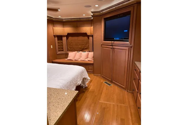 Slide: The Image of Luxurious bathroom in 2007 Summerset model, featuring elegant cabinetry and a spacious shower. - 14