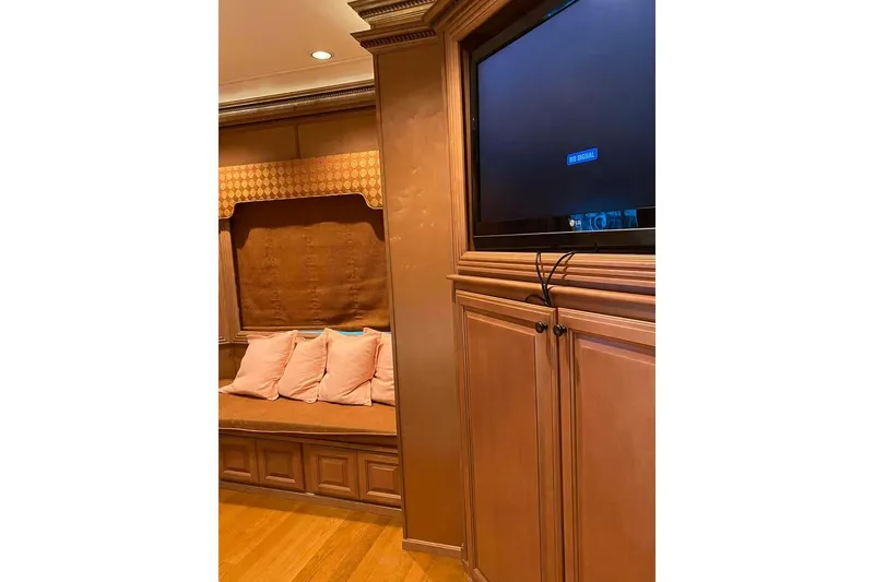 Slide: The Image of Light switches and dimmer on wooden panel, Summerset 21' x 106', 2007 model. - 191