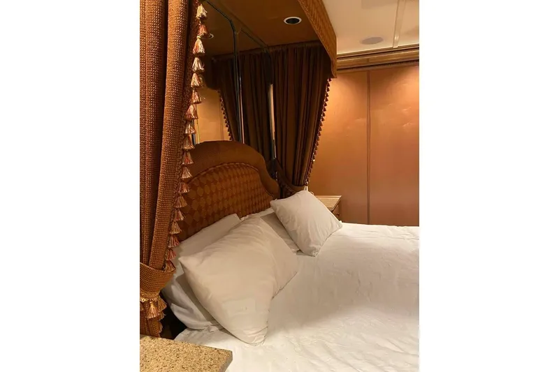 Slide: The Image of Luxurious bathroom in 2007 Summerset model, featuring elegant wood cabinetry and spacious shower. - 193