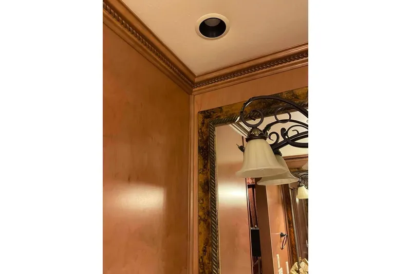 Slide: The Image of Luxurious interior of 2007 Summerset model, featuring cozy seating and a flat-screen TV. - 195