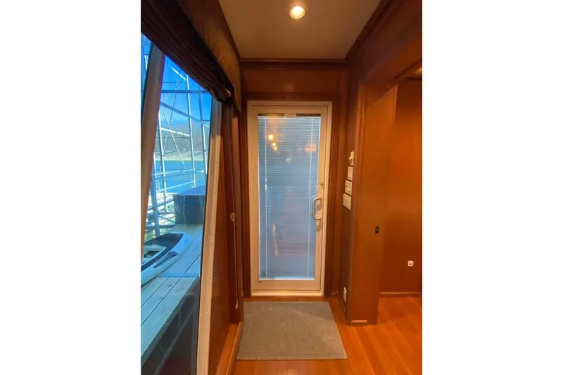 Slide: The Image of Luxurious interior of 2007 Summerset houseboat with cozy seating and built-in TV. - 224