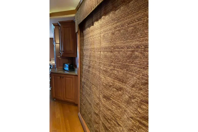 Slide: The Image of Luxurious wooden hallway interior of 2007 Summerset 21' x 106' model with elegant lighting. - 272