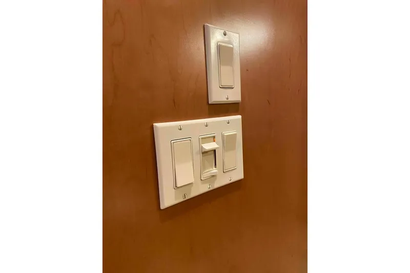 Slide: The Image of Luxurious kitchen in 2007 Summerset houseboat with wooden cabinetry and modern appliances. - 276