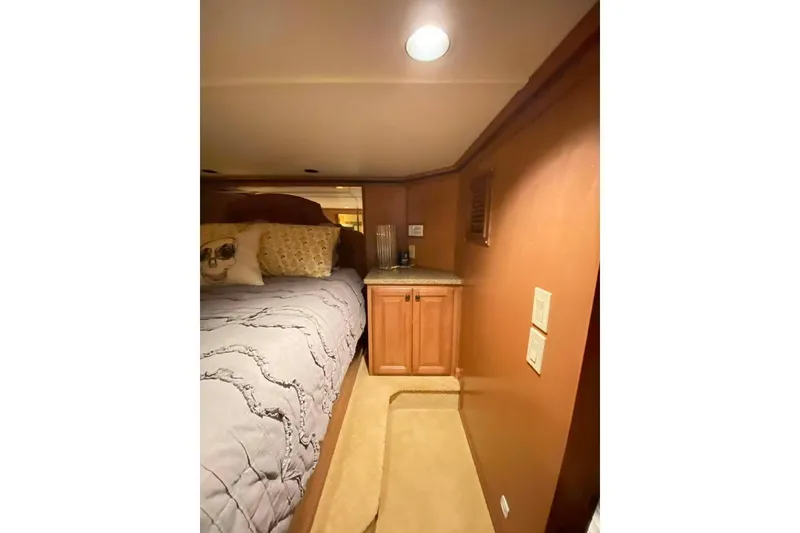 Slide: The Image of Cozy interior of 2007 Summerset houseboat with surfboard, TV, and bathroom. - 286