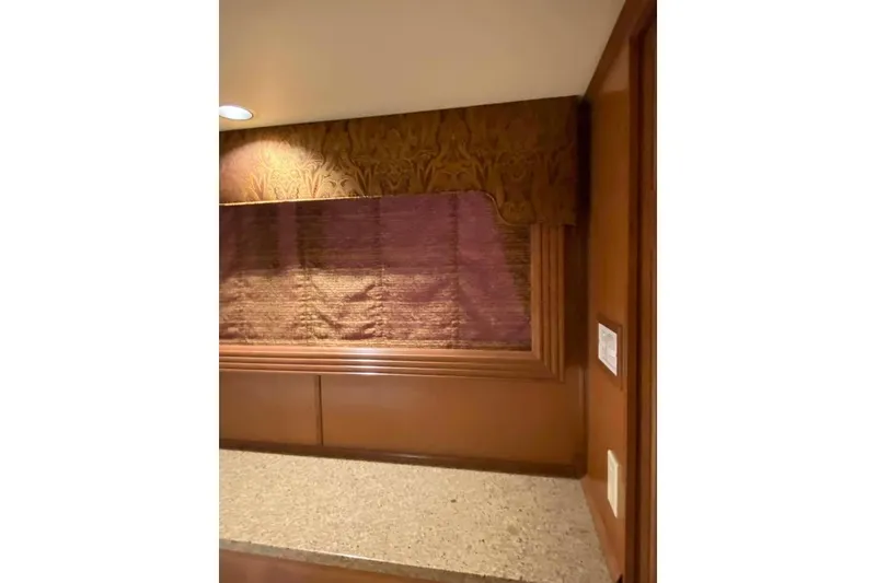 Slide: The Image of Cozy bedroom in 2007 Summerset houseboat with plush toys and heart pillow. - 303