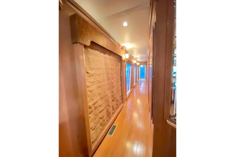 Slide: The Image of Organized pantry with wire shelves in a Summerset 21' x 106', 2007 model. - 98