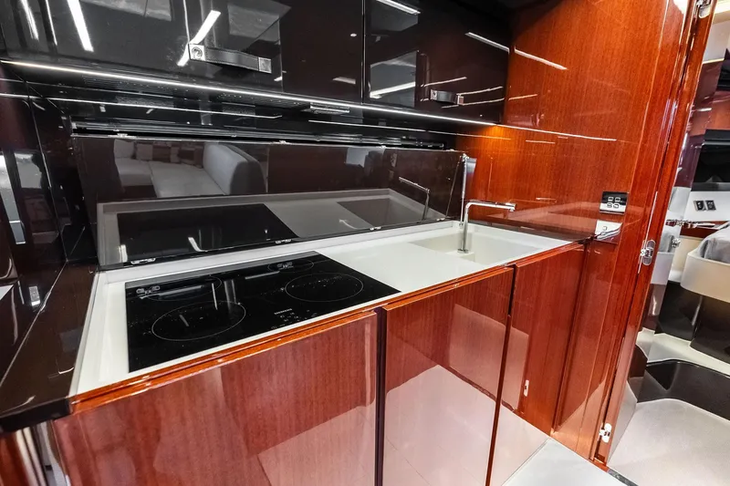 Slide: The Image of Luxurious kitchen interior of 2021 Riva 56 Rivale yacht with modern appliances. - 40