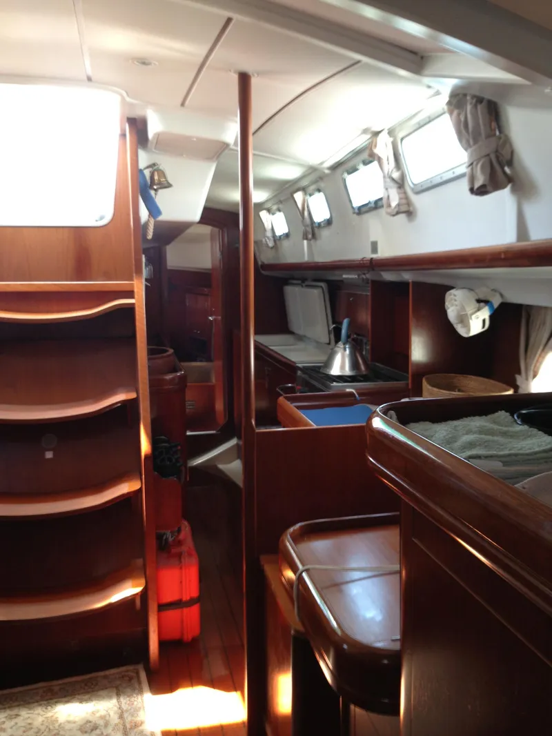 Slide: The Image of Interior of a 2002 Beneteau Oceanis 42CC yacht. - 5