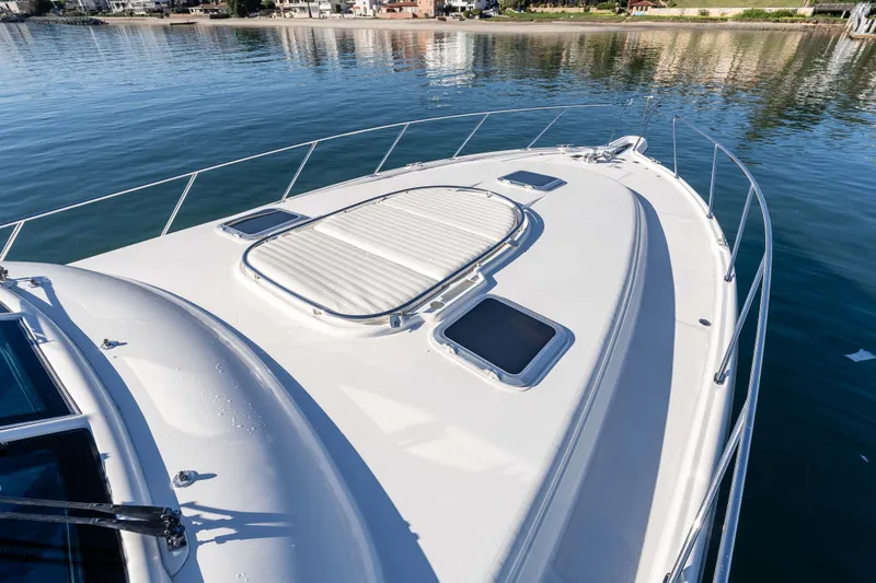 Slide: The Image of 2006 Tiara Yachts 5200 Sovran Salon yacht deck with water view. - 37