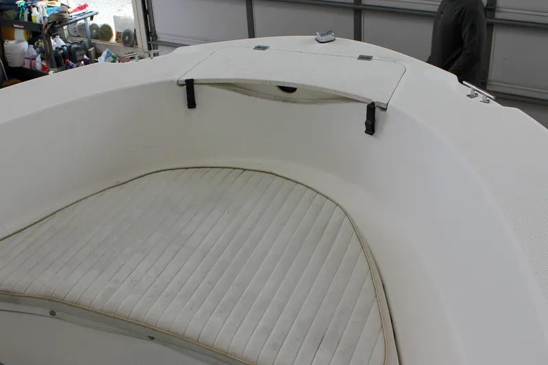 Slide: The Image of 2003 Trophy 1903 Center Console boat interior with cushioned seating. - 22