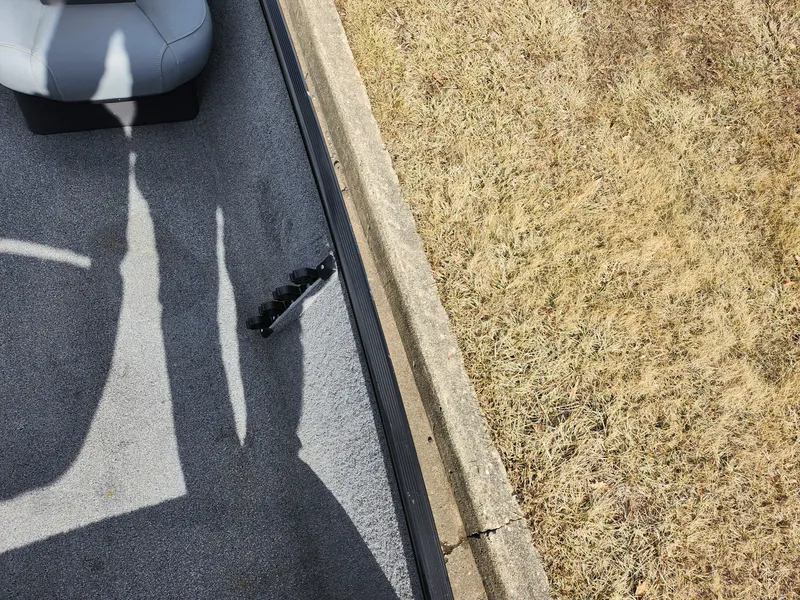 Slide: The Image of 2021 Tracker Bass Tracker Classic XL boat interior with seat and shadow. - 18