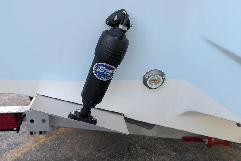 Slide: The Image of 2026 Key West 239 DFS boat with Bennett trim tab and LED light. - 5