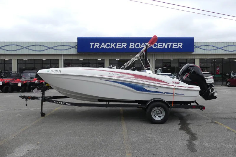 The Image of 2024 Tahoe T18 boat on trailer at Tracker Boat Center. - 0