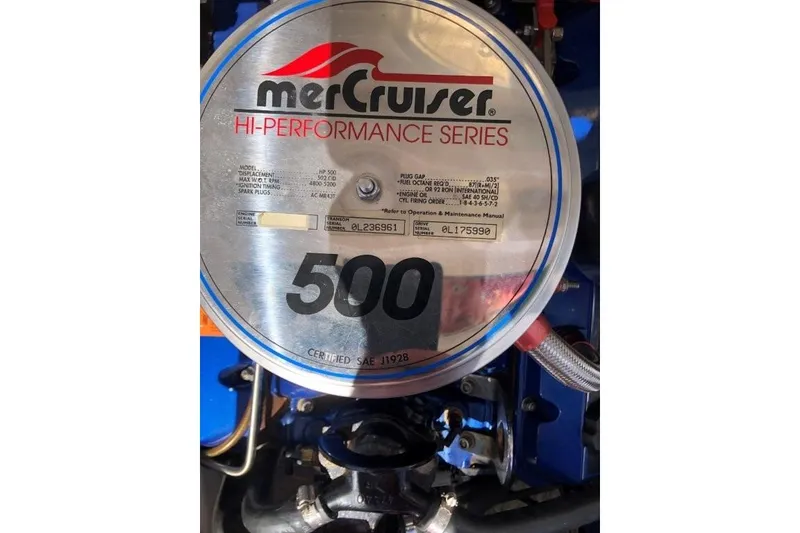 Slide: The Image of MerCruiser Hi-Performance Series engine in 1998 Formula 382 FASTech boat. - 18