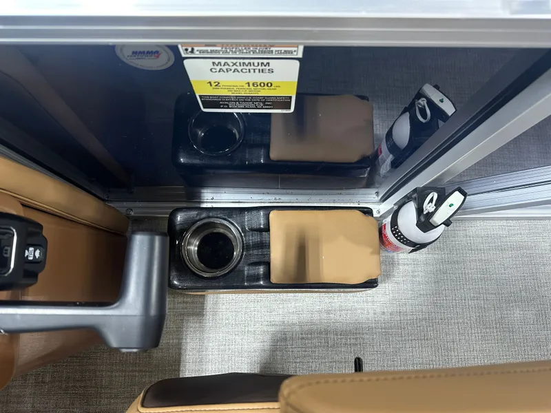 Slide: The Image of Tahoe LTZ 200HP VRB Windshield 2385 Swingback Tritoon $55995 2025 - 17