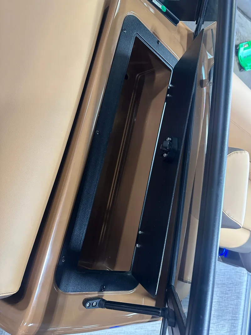 Slide: The Image of Tahoe LTZ 200HP VRB Windshield 2385 Swingback Tritoon $55995 2025 - 29