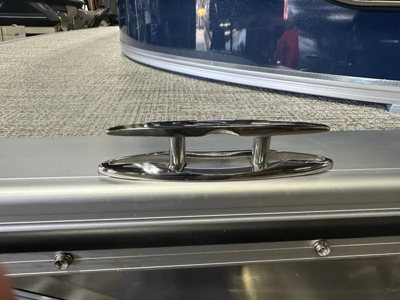 Slide: The Image of Tahoe LTZ 200HP VRB Windshield 2385 Swingback Tritoon $55995 2025 - 36