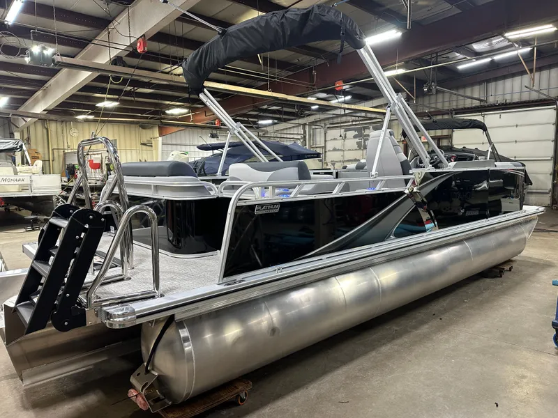 Slide: The Image of Tahoe LTZ 200HP VRL 2385 Swingback Tritoon 2025 - 50