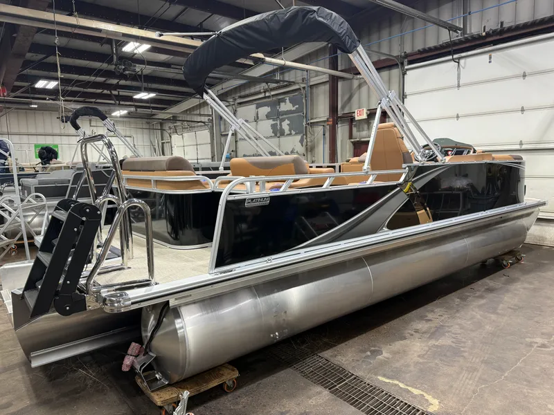 Slide: The Image of Tahoe LTZ 200HP VRL 2385 Swingback Tritoon 2025 - 48